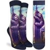Good Luck Sock Women's Slothzilla Socks, Adult, Shoe Size 5-9