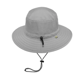 Solar Escape Boonie Sun Protection Hat [UV Explorer Boonie] (Heathered Gray) (US, Alpha, One Size, Adjustable Sizing, Gray)
