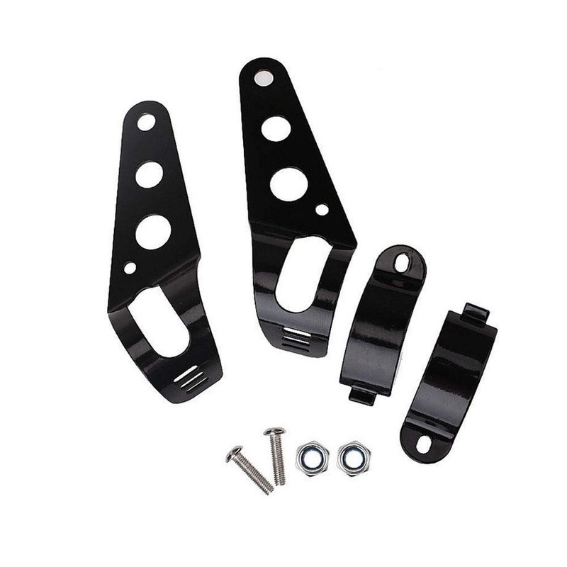 Mdurian Universal Motorcycle Headlight Mount Black Headlight Mount Holder Motorcycle