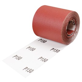 Shineboc Sandpaper Roll 150 Grit 93mm x 10m Sandpaper Roll for Hand Sanders Wood Metal Red