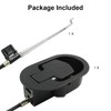 Biaungdo Metal Recliner Replacement Parts with Cable, Black Heavy Duty