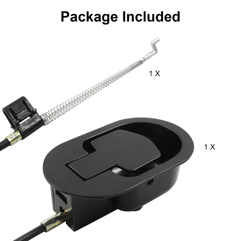 Biaungdo Metal Recliner Replacement Parts with Cable, Black Heavy Duty