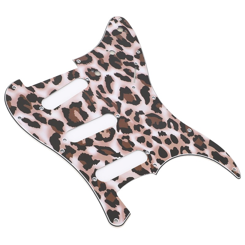 Guitar Left Hand Pickguard PVC 3 Layers Protective Decorative Guitar