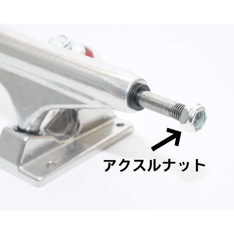 INSTSK8 Axle Nuts Set of 30 Skateboards Skateboards (Silver)