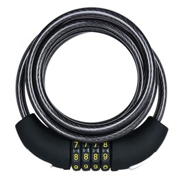 Oxford: Combi8 Resetable Combi Lock 8mm x 1800mm - 8mm x 1.8m