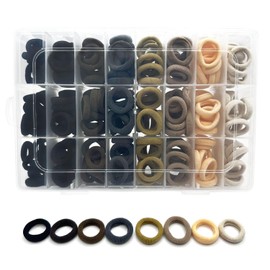 288 Pcs Baby Hair Ties,Seamless Cotton Hair Ties No Damage, Multicolor Small Hair Bands for Little Girls and Kids, Soft Hair Elastic Ponytail Holders, Toddler Hair Accessories (Neutral color)