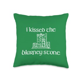 I Kissed The Blarney Stone Ireland Blarney Castle Co Cork Throw Pillow