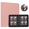 ANIXITECH Toploader Binder,4-Pocket Double Sided Top Loaders Binder,Holds 128 Cards