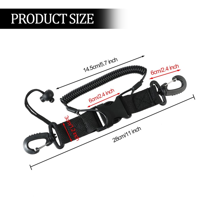 JSMTKJ Pack of 2 Spiral Cable Diving Camera, Diving Camera