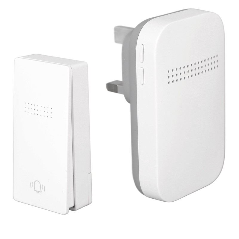Self Powered Door Bell with Receiver Automatic Ringing Push Button