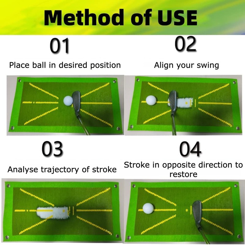 Qualis Golf Training Mat For Swing Detection | Golf Swing