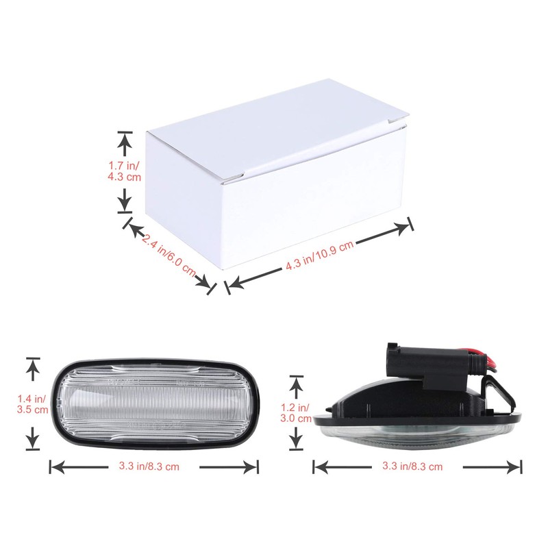 OZ-LAMPE LED Dynamic Side Indicator for Land Rover Discovery 2