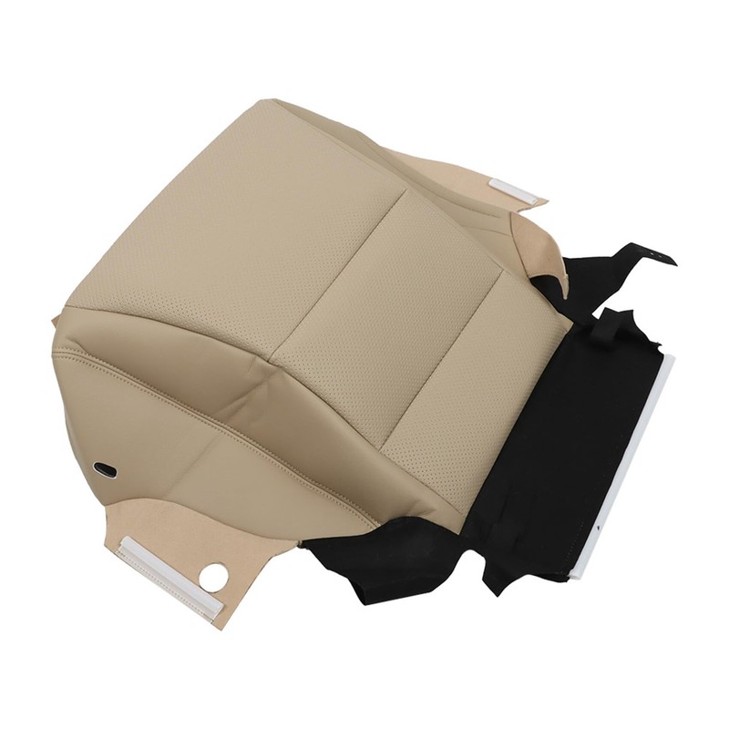 labwork Artificial Leather Driver Side Bottom Seat Cover Tan Replacement