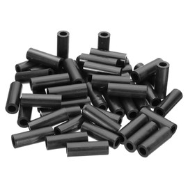 PATIKIL 50 Stück M8 ABS-Abstandshalter 5/16" ID x 9/16" OD x 1 9/16" L Kunststoff-Rund-Abstandshalter Unterlegscheiben Schwarz Abstandsmutter Unverzahnt