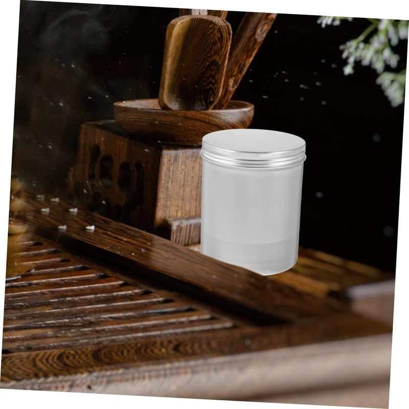 STOBAZA Tea Container Tea Box Organizer Matcha Powder Container Aluminum