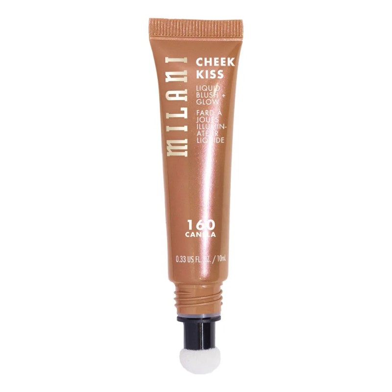Rubor Líquido Milani Cheek Kiss Blush And Glow Tono Canela