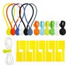 Silicone Magnetic Cable Ties Reusable Cord Organizer Twist Ties Silicone