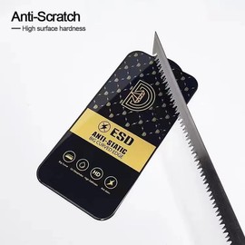 ALISAD ZONE Displayschutzfolie für 16 Pro Max Displayschutzfolie aus hochwertigem Aluminiumglas