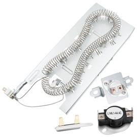 Dryer Heating Element Kit Fit for Maytag MED7230HW1 MED7230HW2 MED7230HW0 MED7230HC1 MED7230HC2 MED9800TQ0 MED9700SQ0 MED9600SQ0 MED8200FW2 MED8200FC2 MED8630HW0 MED8630HW2 MED8630HC1