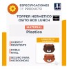 J.H. Company Topper Recipiente Hermetico Osito Kawaii Box Lunch 23-fh-49