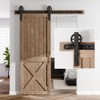 AONAYIOA 84"/7FT Sliding Barn Door Hardware Track Kit for Single