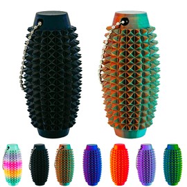 2Pcs Little Ouchies Pain Fidget Toy, Pain Stim Fidget Toy for Adults and Teens, Hard Spiky Fidget Keychain for Reducing Stress and Anxiety, Novelty Gifts for Friends