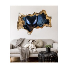 Venom Wall Art Sticker for Boys Room/Venom Wall Decals for Playroom/Superhero Bedroom Decor/Venom Gifts wa300 (22 tall x 31 wide inches)