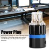 Monosaudio Connector Transparent Pure Copper GoldPlated Audio Power Connector (F105G