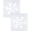 24"x24" Adjustable Ceiling Air Vent Cover – 24-Inch Square/AC/HVAC/Heat Deflector
