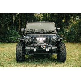 Rugged Ridge 11232.77 Grille LED Light Mount for 2018 to Current Jeep Wrangler JL and Gladiator