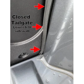 ESI Ultimate Tailgate Seal with Taper Seal Compatible with 2020 and Newer Silverado 1500 and Sierra 1500