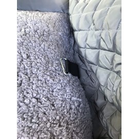 PetBed2GO, Corvette C5, Grey Pet Bed Cushion & Car Seat Cover, 26x20x6, 3.5 lbs