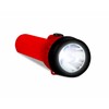 Life Gear Mini LED Flashlight with Glow Handle, Red Body