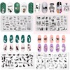 RUNRAYAY 4pcs Cute Cats Nail Art Stamping Plates Set, Animals
