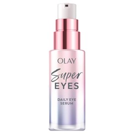 Suero Super para Ojos Olay - Vitamina C, Cafeína, Niacinamida, Aminopéptido, Aloe Vera - Ilumina las Ojeras, Antiarrugas, Antienvejecimiento, Iluminador, Suaviza las Líneas Finas, Reafirmante