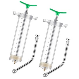 Threlaco 100ml 2 Pcs Drench Gun for Goats, Sheep & Cattle, Green