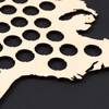 All States Beer Cap Map Illinois – 16x8,8 inches –