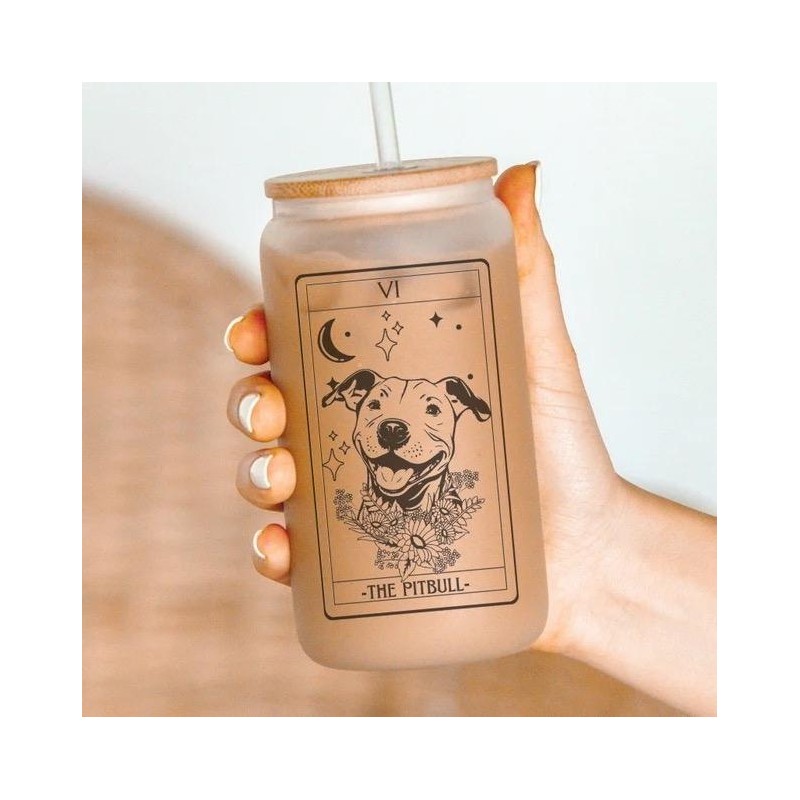 Dog Tarot Card Tumblers, dog mom tumbler,:_Cavapoo