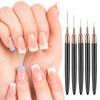 5PCS Nail Art Brushes Set - Thin Liner Nail Art
