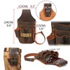 TOURBON Leather Tool Organizer Tool Holder Waist Belt Pouch for