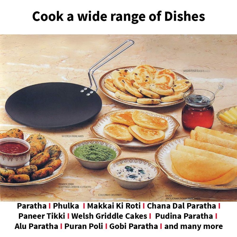 Hawkins Futura 26 cm Tava, Non Stick Tawa with Stainless