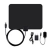 Ematic EDT201ANT Ultra-Thin Indoor HDTV Antenna with Amplifier 50-Mile Range,