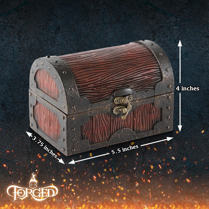 Forged Dice Co. Mimic Chest Dice Storage Box - Holds