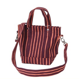 Marimekko Piccolo 48548-786 Pick Percassi Mini Tote Bag, Burgundy/Coral, burgundy/coral