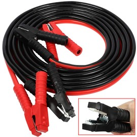 INEEDUP Jumper Cables 3000Amp Booster Cables 0 Gauge Jumper Leads 20Ft Heavy Duty Car Van Clamps Start