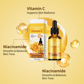 Vitamin C Face Serum with Niacinamide and Tranexamic Hydrate Skin Facial Skin Care Serum 30ml
