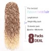 8Packs/Lot 20Inch Pretwisted Passion Twist Crochet Hair Prelooped Passion Twist