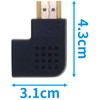 Audio Fan HDMI Converter Adapter Male to Female Terminal Direction
