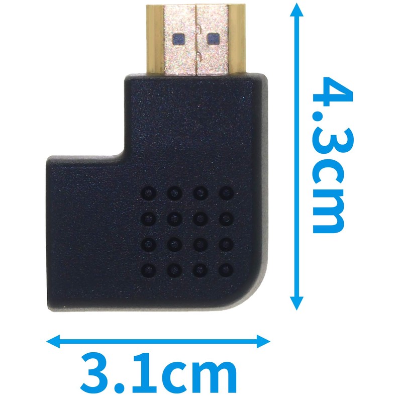 Audio Fan HDMI Converter Adapter Male to Female Terminal Direction