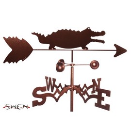 SWEN Products Hand Made Alligator CROCRODILE Gator Side Mount Weathervane ~New~